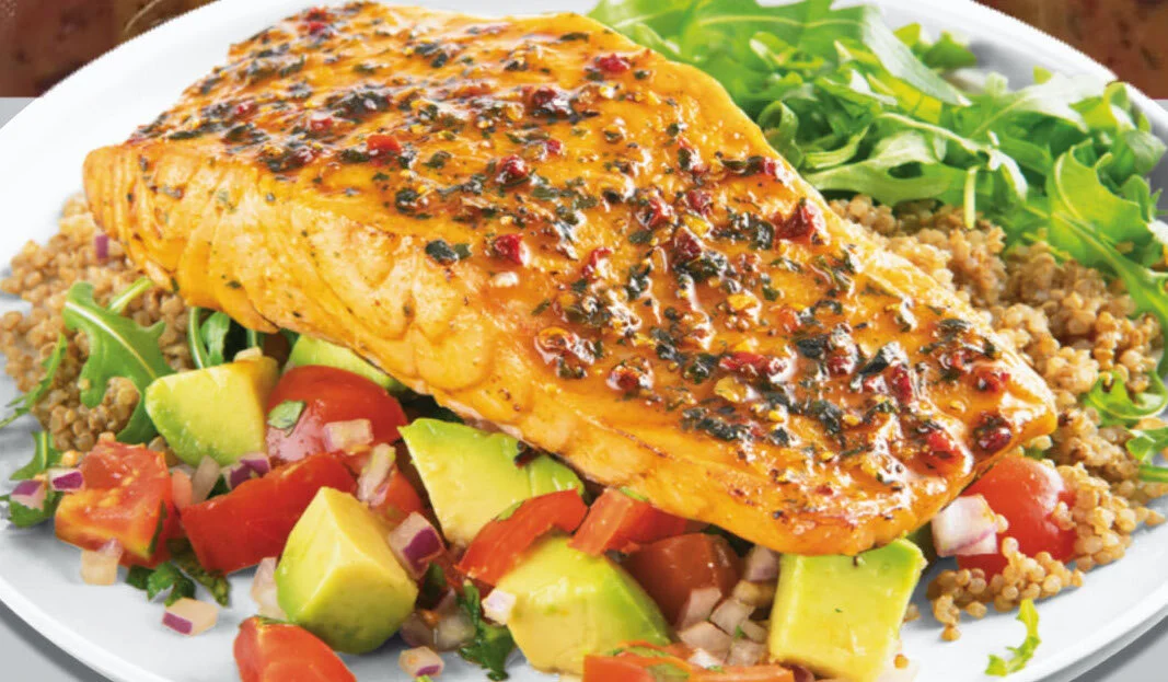 Salmon Fillets with pepper & wild garlic marinade — Next Wave Seafood